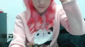 Lana_Rain pretty female having fun with phallus