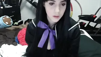 Lana_Rain busty mare caresses pussy