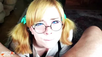 Sweetie_Fox cute baby fucks herself with black dildo fingers