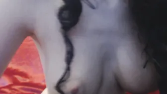 Virtik Baby chick eagerly absorbs dildo