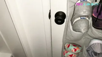 ISLA SUMMER shy young lady caresses intimate places