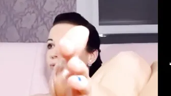 FeetFunDoll sexy ladies teasing shaved pussies