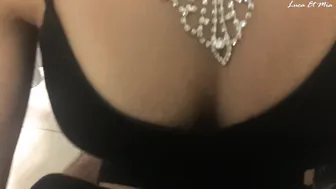 LucaWMia jumps on a toy and cums