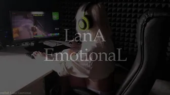 Lana Emotional busty chick jerks off her phallus