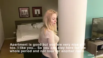 Alexa Bi openwork babe turns with juicy tits