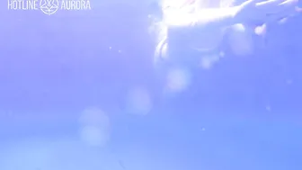 Hotline Aurora mature model caresses nipples and cunt