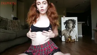Delphoxi playful flirt dancing striptease
