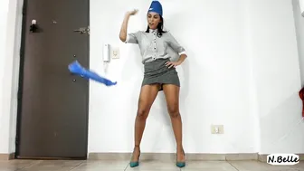 NicoleBelle shy girl exposes beautiful tits