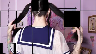 Natasha Grey young bitch masturbates pussy