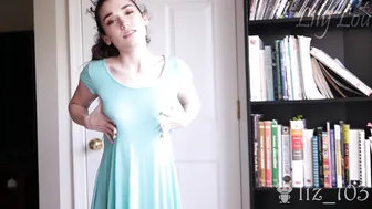 Lily Lou appetizing babe shows her tits