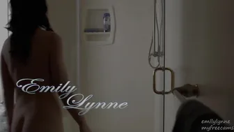 emilylynne girl with a beautiful body performs a striptease