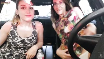 Lily Lou dark chick seduces with big shapes