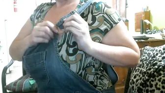 college_gangbang the shrewd slut masturbates pussy with a phallus