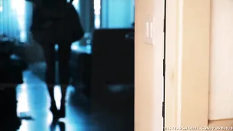 Sabrina Bunny cute slut fucks pussy with dildos