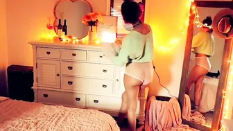 Sabrina Nichole openwork swell fucks tight anus