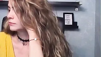 chiceva beautiful model caresses big tits