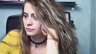 chiceva beautiful model caresses big tits