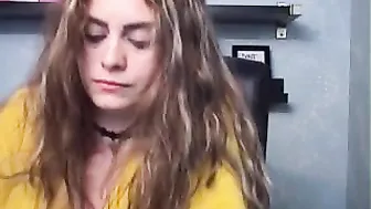 chiceva beautiful model caresses big tits