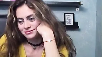 chiceva beautiful model caresses big tits