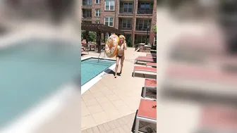 Sabrina Nichole fun with a toy