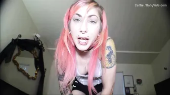 Cattie violent orgasm