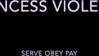 princess violette lustful skin jerks off shaved cunt