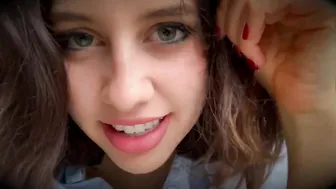 princess violette cute young lady shows off beautiful tits