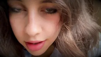 princess violette cute young lady shows off beautiful tits