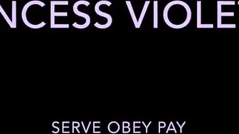 princess violette obnoxious retired with vibrator
