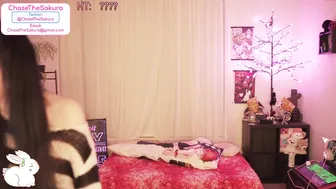 chasethesakura pretty babe shows off her underwear and tattoos