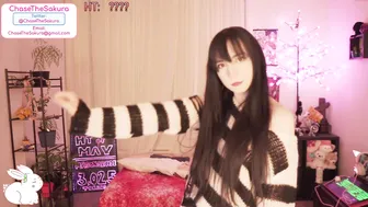 chasethesakura pretty babe shows off her underwear and tattoos