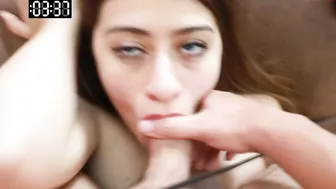 britany589 redhead female caresses big tits