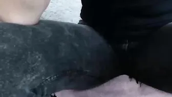 candyhips naughty female caresses shaved cunt