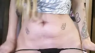 missdainty naughty doll fucks herself with a phallus