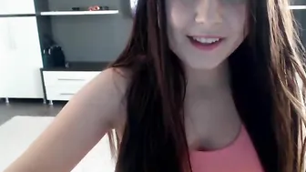 cutediana blissful devil caresses shaved vagina