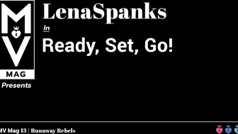 LenaSpanks charming babe masturbates shaved vagina