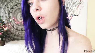 JadeSkye shy slut caresses shaved cunt