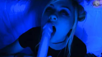 JadeSkye skinny bitch straddled phallus