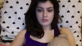 lucyvickers stocking babe shows elastic tits