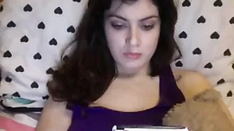 lucyvickers stocking babe shows elastic tits