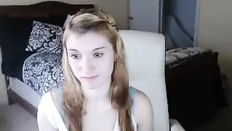 blueberriess cute slut caresses beautiful tits