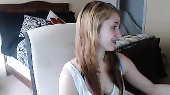 blueberriess cute slut caresses beautiful tits