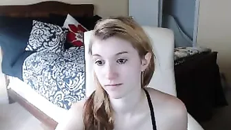 blueberriess cute slut caresses beautiful tits