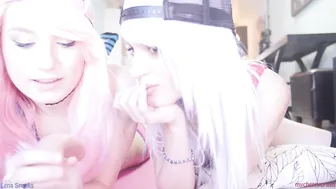 LenaSpanks dissolving dill-out bends under a european