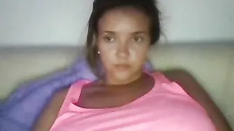 diamondtits beautiful bitch jerks off with an unusual device