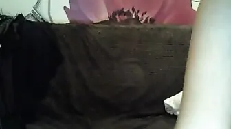 bridgetta playing with dildo