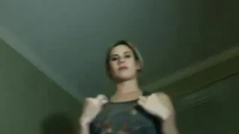 Chloe Lamb charming girl having fun with sex toy