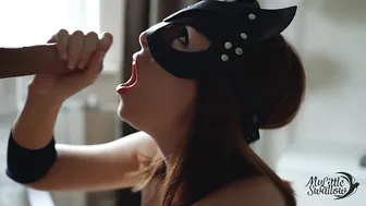 My Little Swallow  sexy chick masturbates shaved pussy