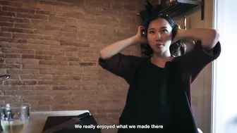 LUNAxJAMES lustful skin jerks off shaved cunt