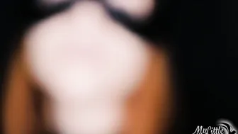 My Little Swallow  gorgeous model strips and pulls pussy